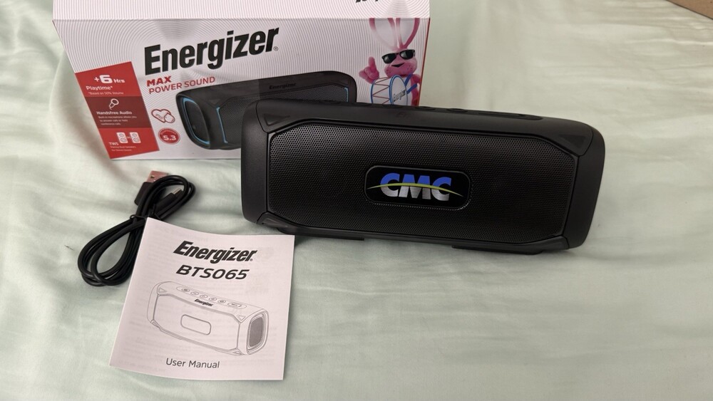 Energizer BTS065 Bluetooth 5.3 Speaker Power Bank Magnetic Base w/ Box